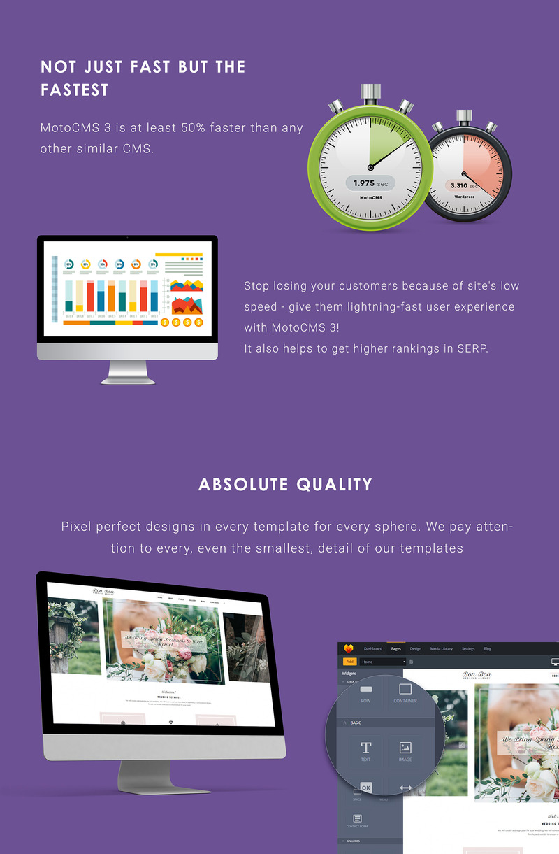 Bon Bon - Wedding Photography Moto CMS 3 Template - Features Image 4