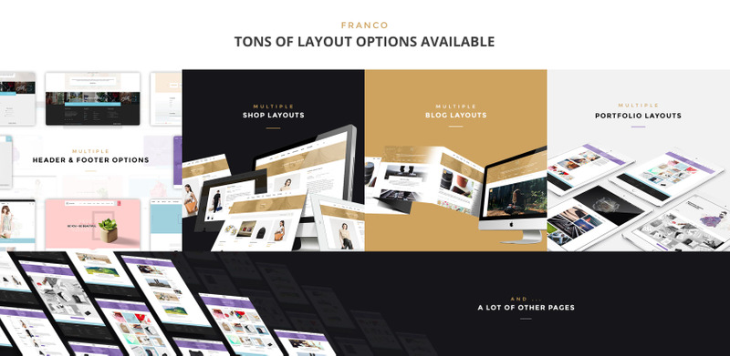 Franco - Elegant Magento 2 and 1 Theme Magento Theme Magento sablon 64158 - Képpel 3