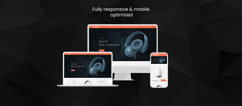 Digita - Tema Magento per negozio di elettronica - Immagine Caratteristiche 1