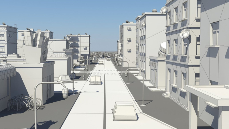 Low Poly City 3D Model - Features Image 6