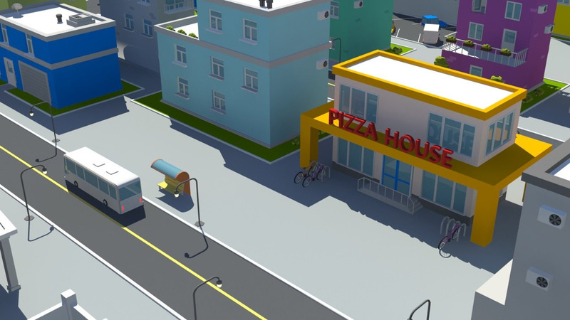 Low Poly City 3D Model - Features Image 9