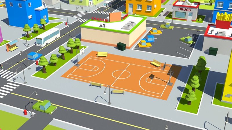 Low Poly City 3D Model - Features Image 15