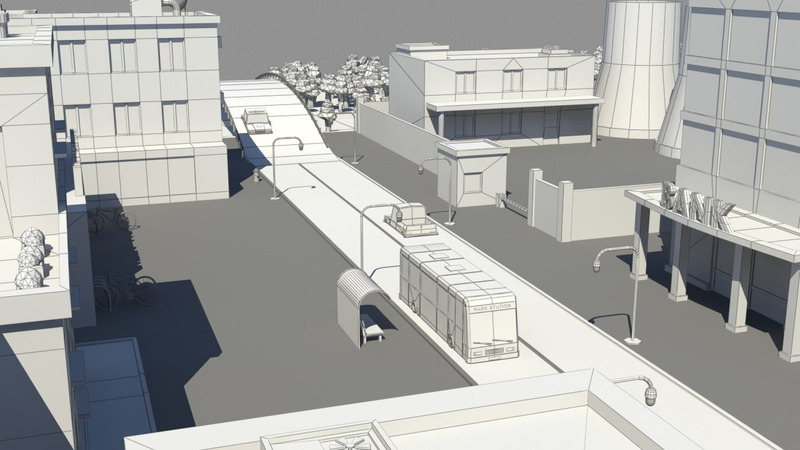 Low Poly City 3D Model - Features Image 20