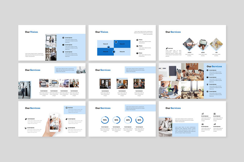 Biznes Plan 1 - nowoczesny biznes szablon PowerPoint - Obraz funkcji 5