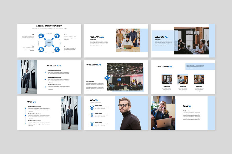 Biznes Plan 1 - nowoczesny biznes szablon PowerPoint - Obraz funkcji 8