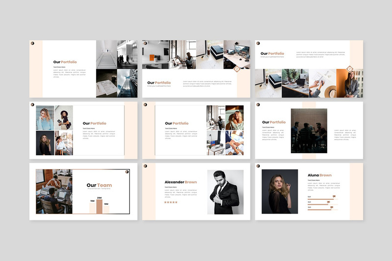 Финансы - шаблон PowerPoint для современного бизнеса - Features Image 4