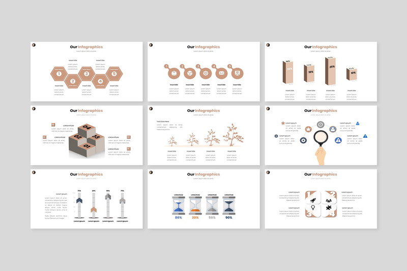 Финансы - шаблон PowerPoint для современного бизнеса - Features Image 11