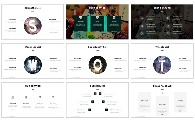 Universe PowerPoint template - Features Image 4