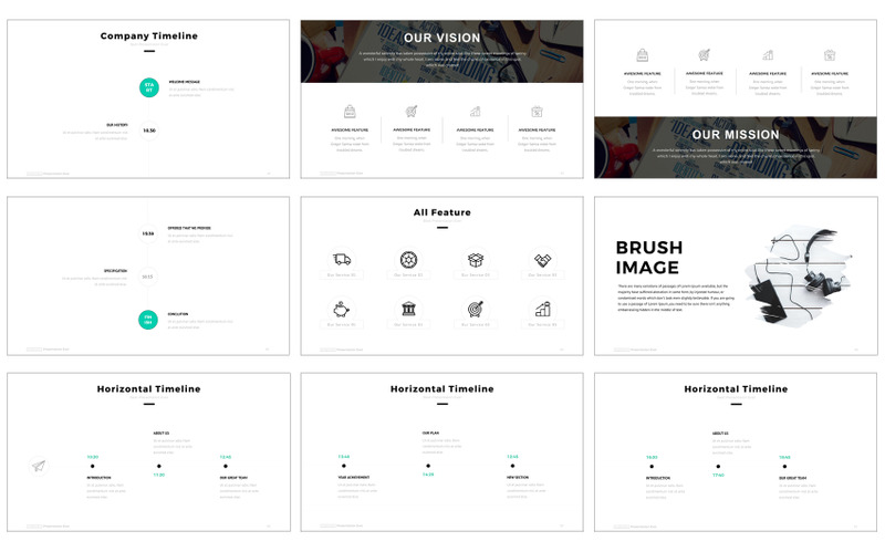 Universe PowerPoint template - Features Image 5
