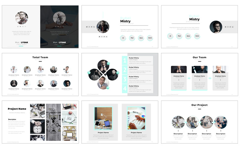 Universe PowerPoint template - Features Image 13