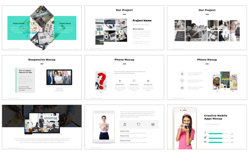 Universe PowerPoint template - Features Image 14