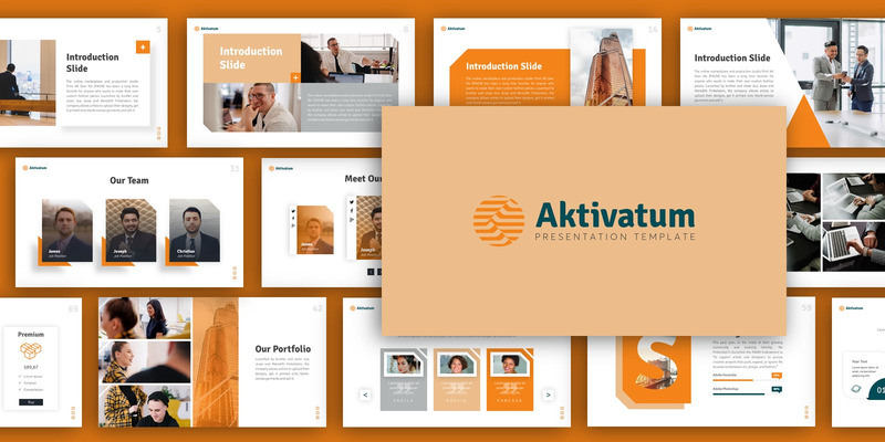 Шаблон бизнес-презентации Aktivatum PowerPoint - Features Image 2