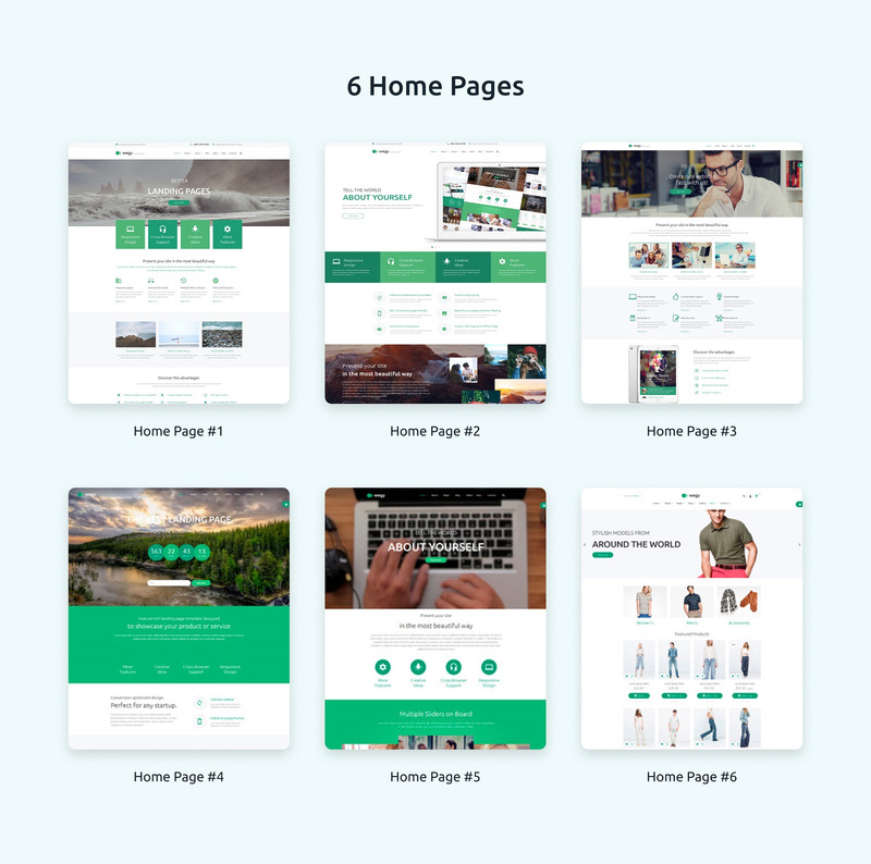 Wegy - Multipurpose Business Joomla Template