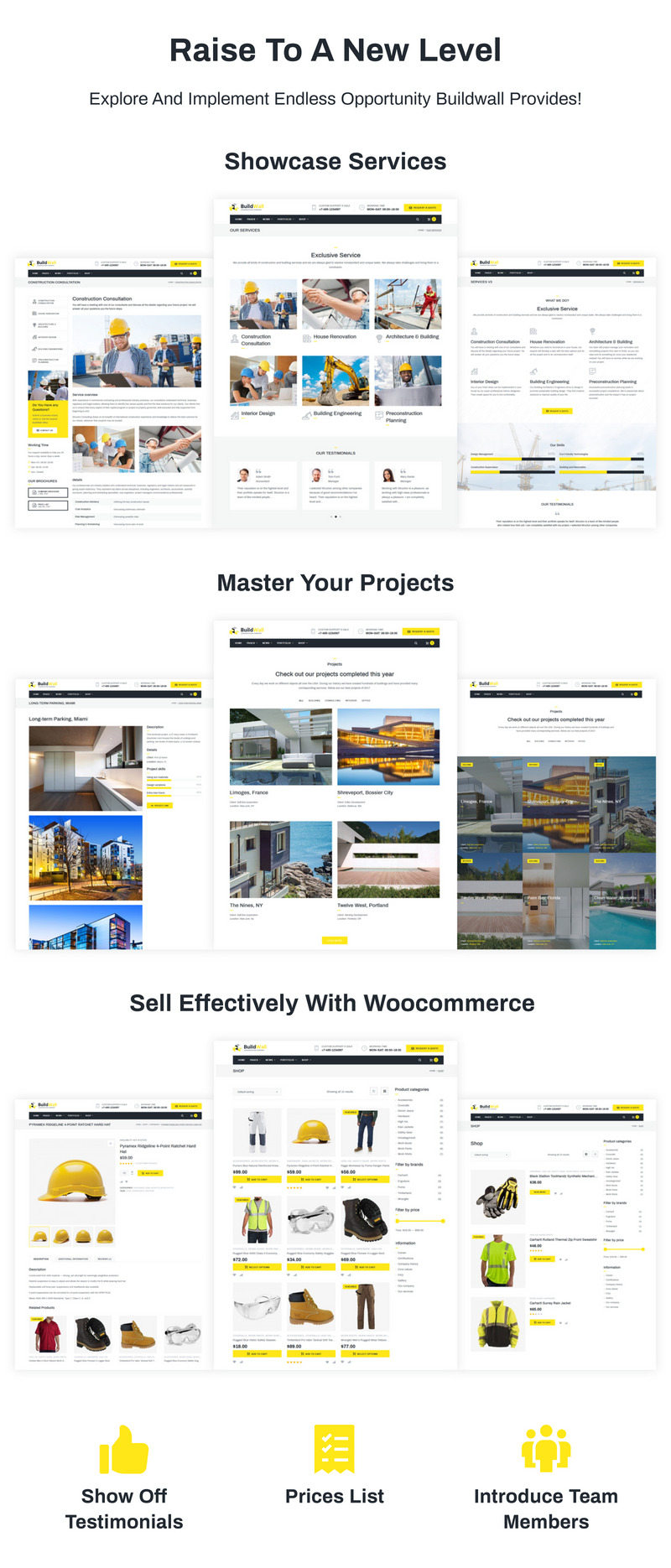 BuildWall - Construction Company Multipurpose WordPress Theme - Features Image 4