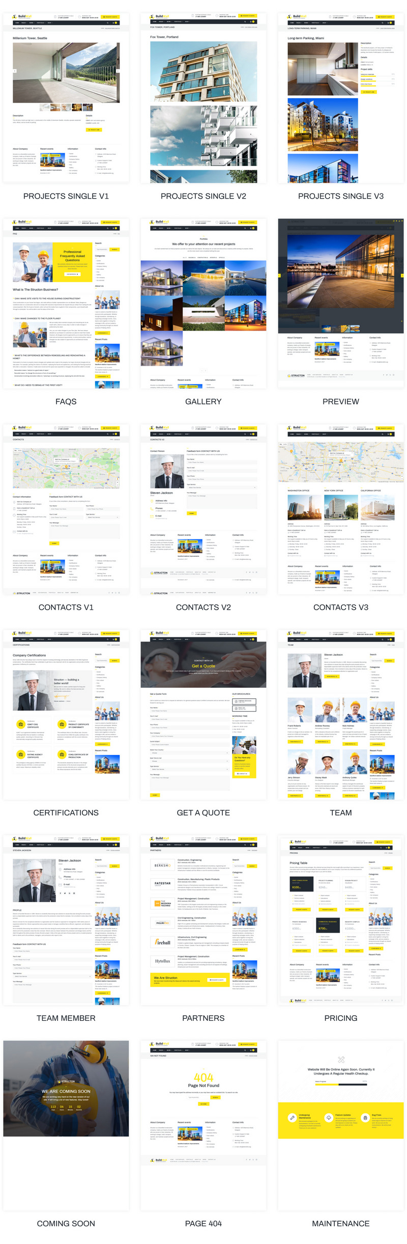 BuildWall - Construction Company Multipurpose WordPress Theme - Features Image 6
