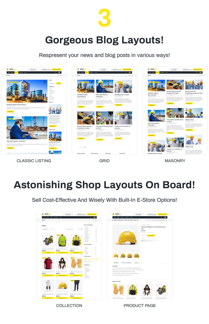 BuildWall - Construction Company Multipurpose WordPress Theme - Features Image 7
