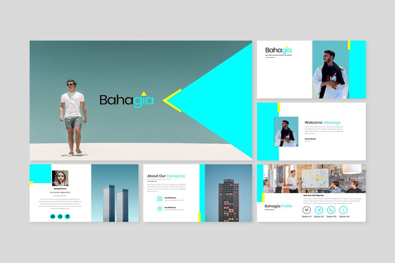 Bahagia - Creative Business PowerPoint Template