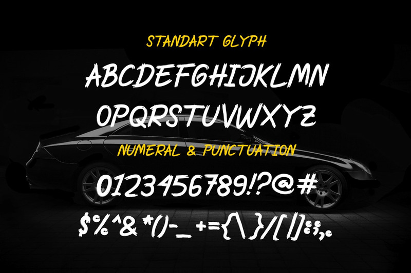 Fuente Grawust Modern Brush - Características Imagen 13