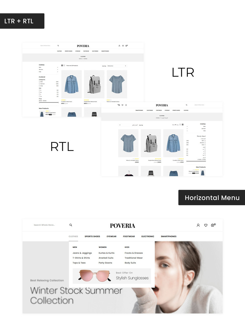 Responsive Poveria - Fashion Accessories Stores PrestaShop Theme #146487 - 2 Görüntü Özellikleri