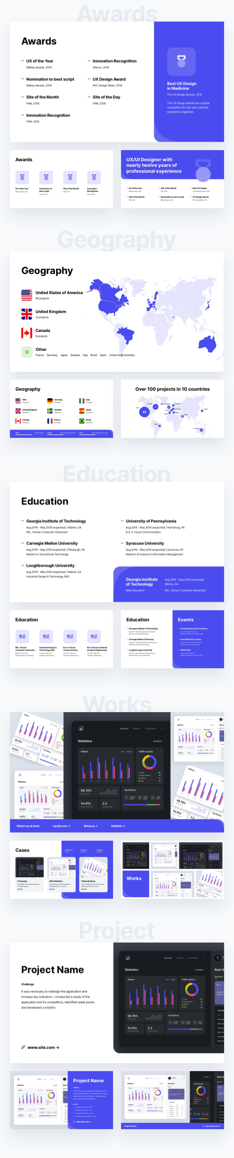 Resume UX/UI Designer PowerPoint template - Features Image 3