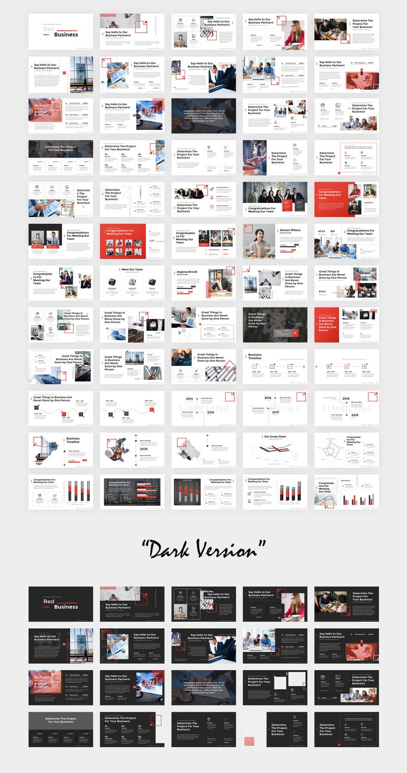 Red Business 2020 - Modello di Keynote - Caratteristiche Immagine 1