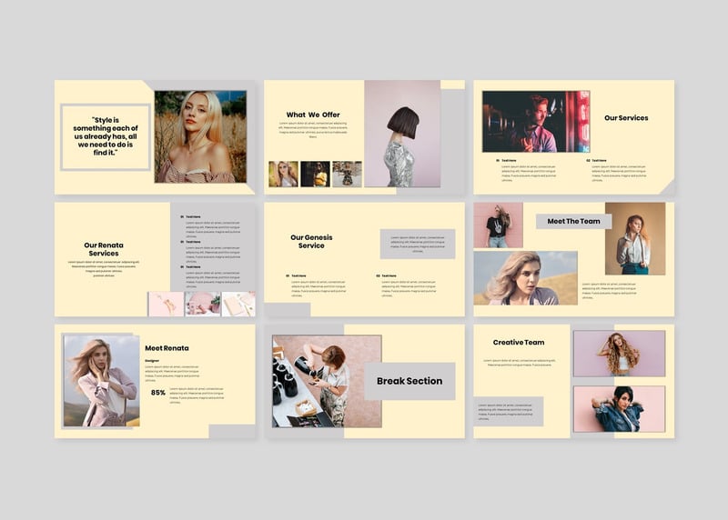 Renata - Creative Business PowerPoint-sjabloon - Features Image 2