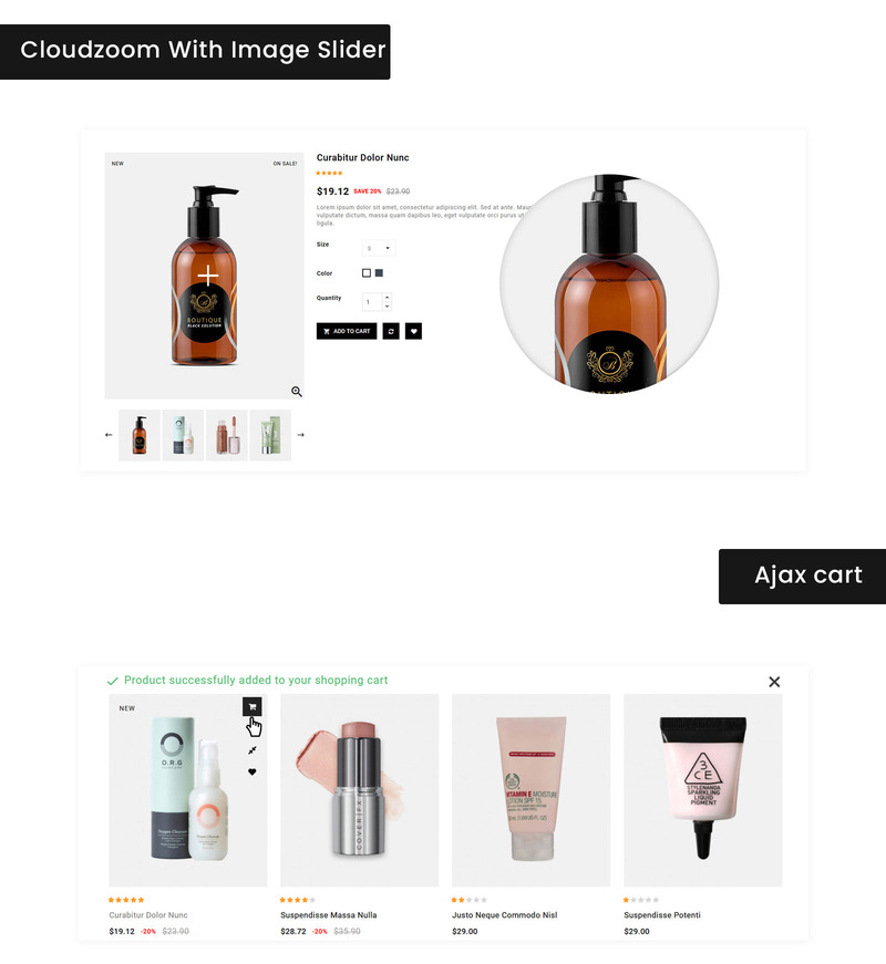 Cosmix - Cosmetic and Beauty Store PrestaShop Theme - адаптивний PrestaShop шаблон №150821 - Характеристики зображення 3