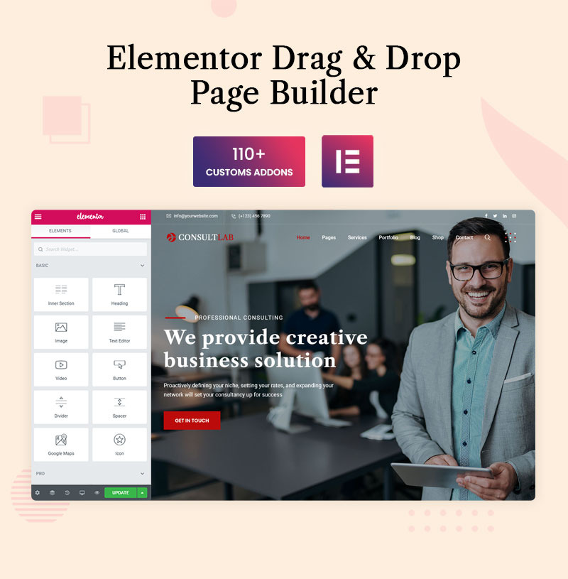 Consultlab - Business Consulting WordPress Theme - Features Image 2