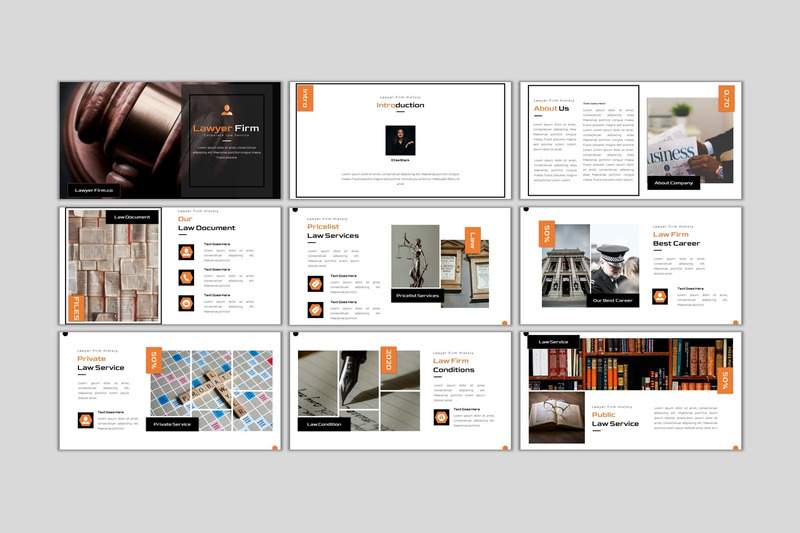 Anwaltskanzlei - Creative Business Google Slides - Eigenschaften Bild 2