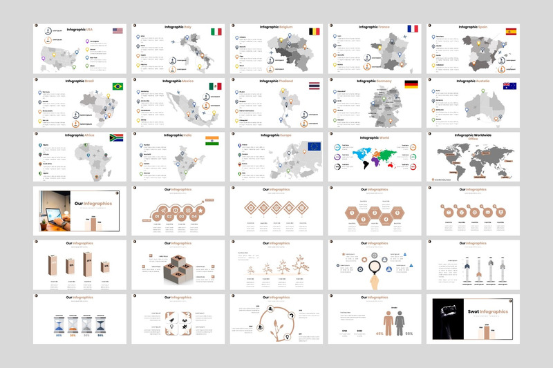 Big Bundle 20 in 1 - Multipurpose PowerPoint template - Features Image 17