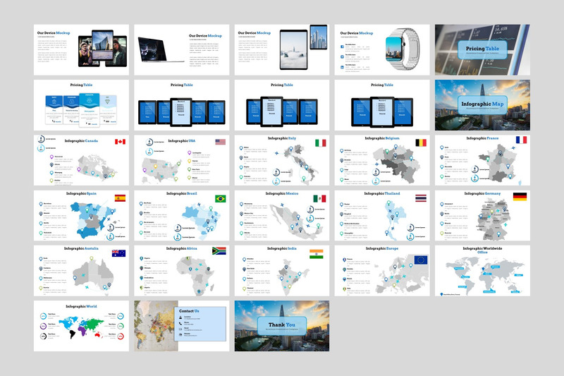 Planejador - modelo de PowerPoint de plano de negócios criativo - Features Image 6