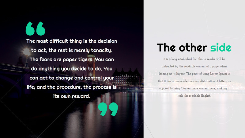 惊人的布局 - PowerPoint模板 - Features Image 21