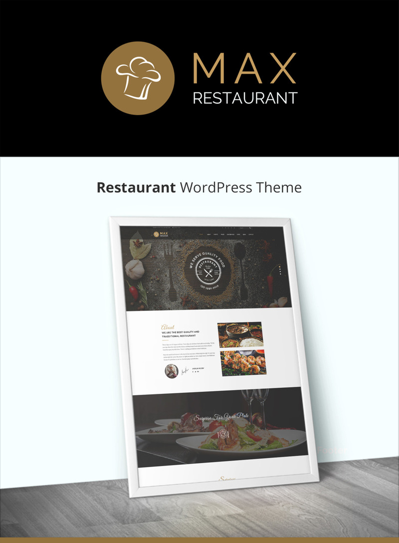Restaurant - Responsive WordPress theme - Features Image 1