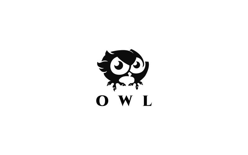 Angry Owl Logo Template - Features Image 1