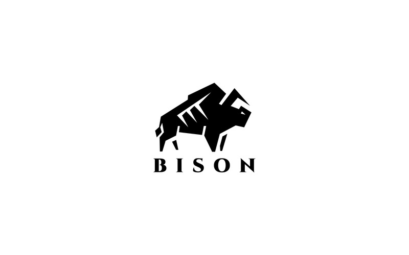 Bison Logo Template #77475 - TemplateMonster