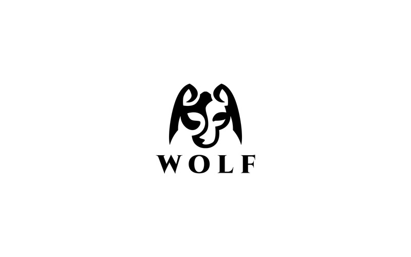 Wolf Logo Template #77596 - TemplateMonster