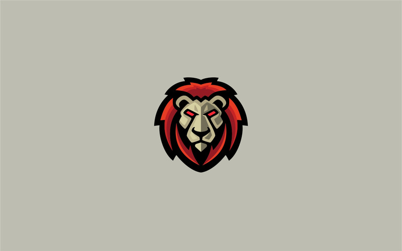 Boze leeuw Logo sjabloon - Features Image 1