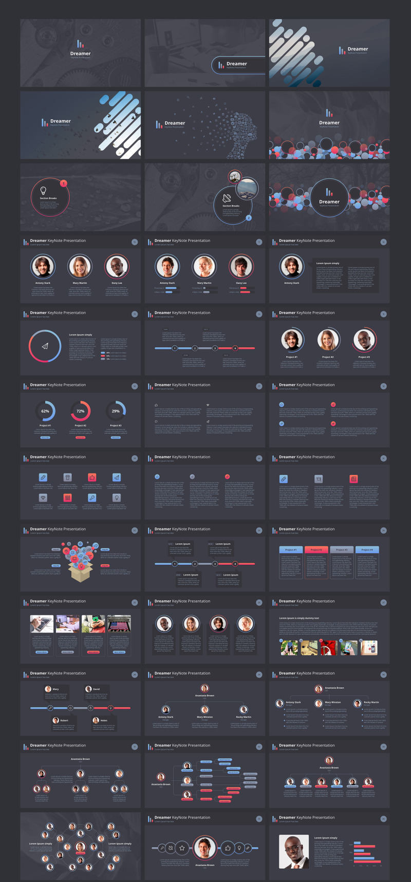 Dreamer PowerPoint template - Features Image 1