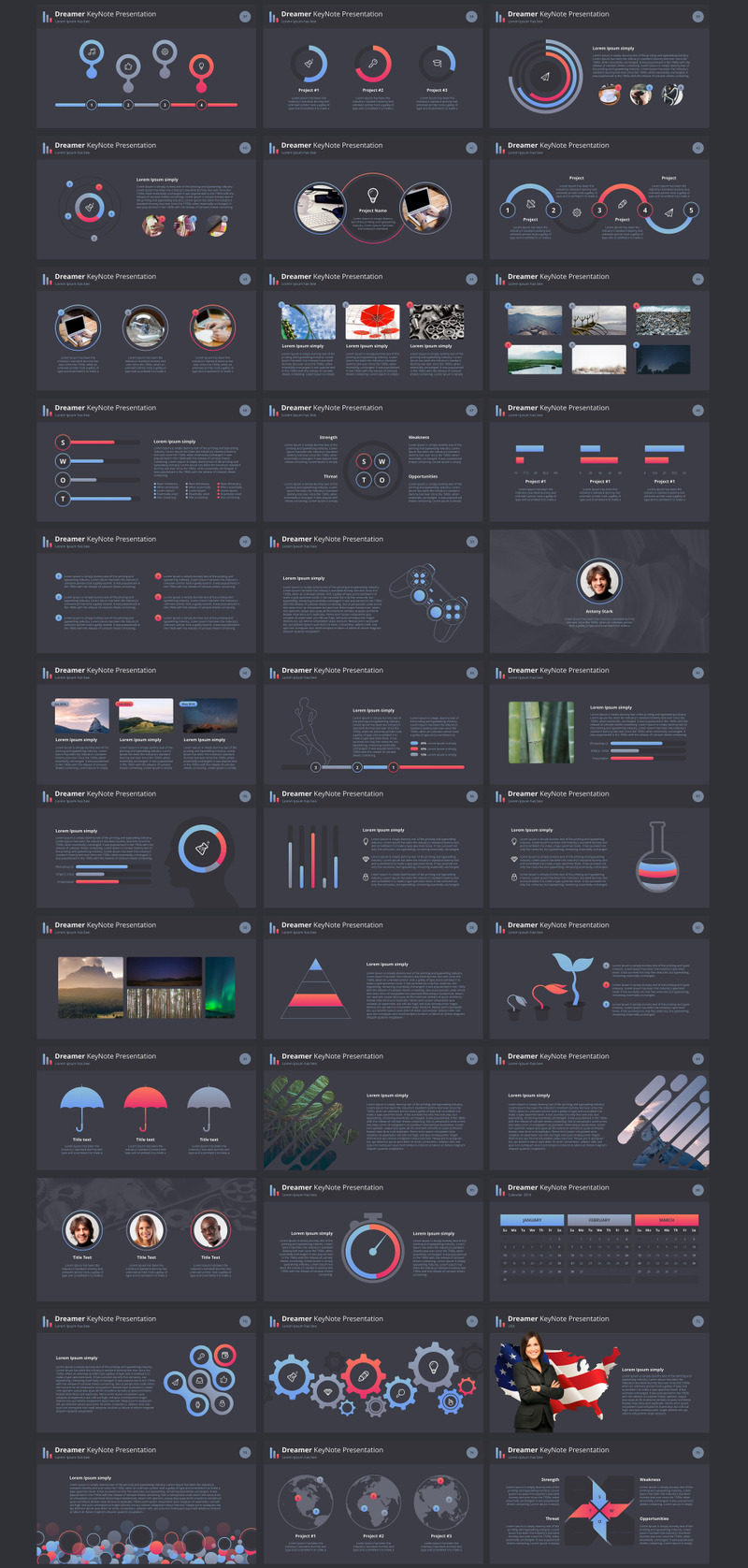 Dreamer PowerPoint template - Features Image 2