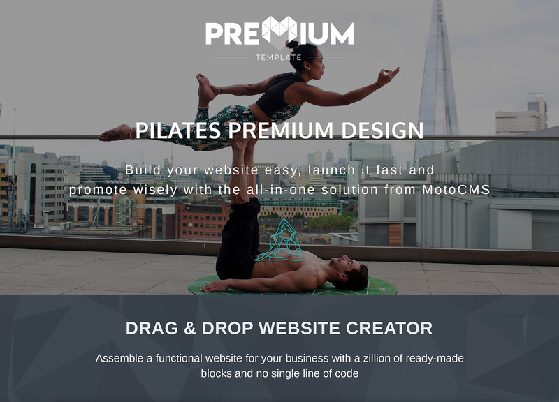 Intensity - Pilates Studio Moto CMS 3 Template - Features Image 1