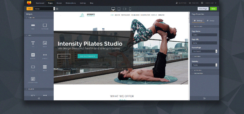 Intensity - Pilates Studio Moto CMS 3 Template - Features Image 2
