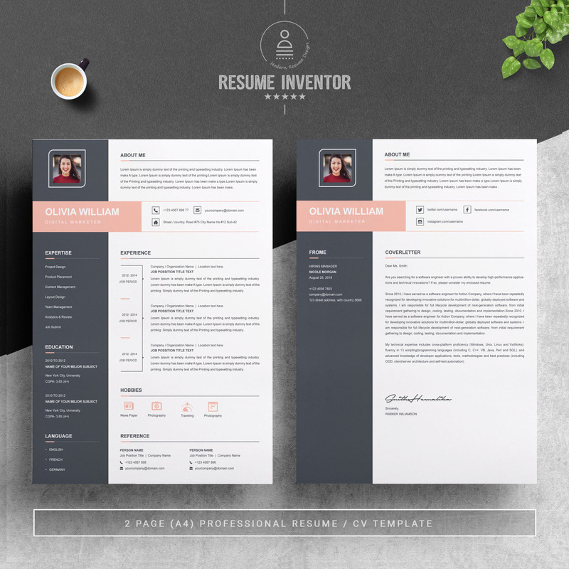 William Resume Template #84152 - TemplateMonster