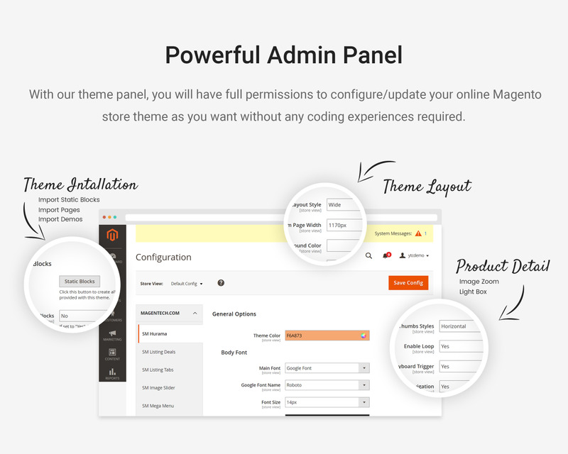 Hurama - Responsive and Customizable Magento Theme - Features Image 7