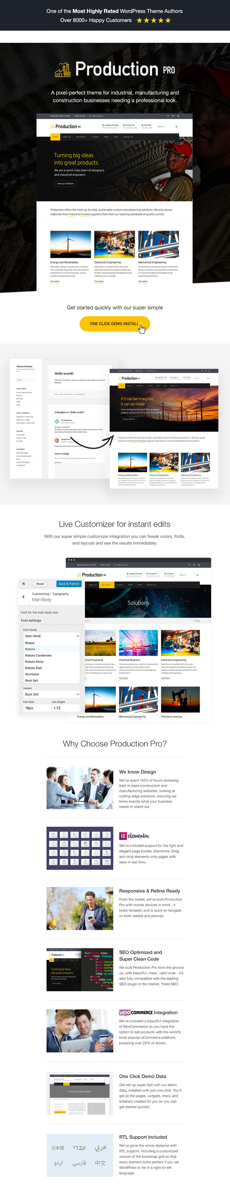 Responsywny motyw WordPress Production Pro WordPress Theme #64563 - Obrazek wyróżniający {numer}