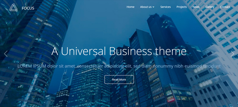 Focus Responsive Multi-Purpose Drupal Template - Features Image 1