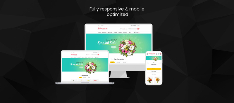 Blossom - Flower & Gifts Shop PrestaShop Theme Blossom - Flower & Gifts Shop PrestaShop Theme