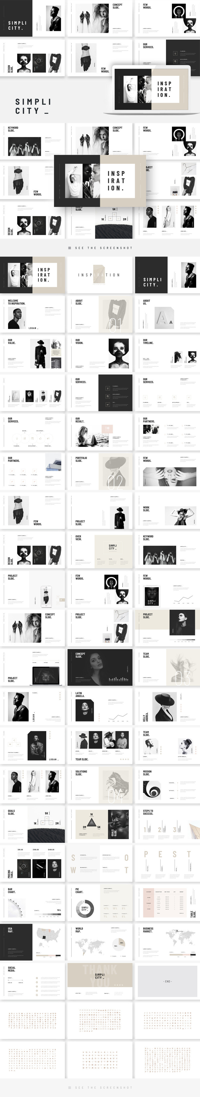 Simplicity - PowerPoint template - Features Image 1