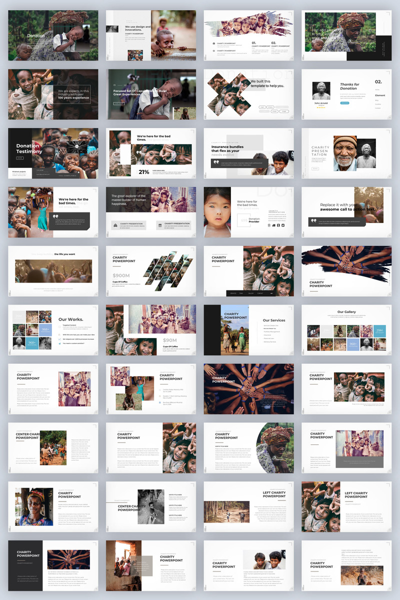 Charity PowerPoint template - Features Image 2