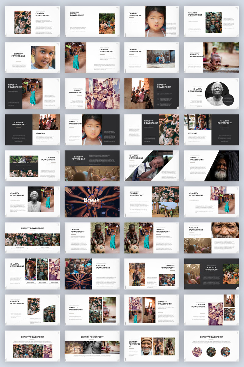 Charity PowerPoint template - Features Image 3