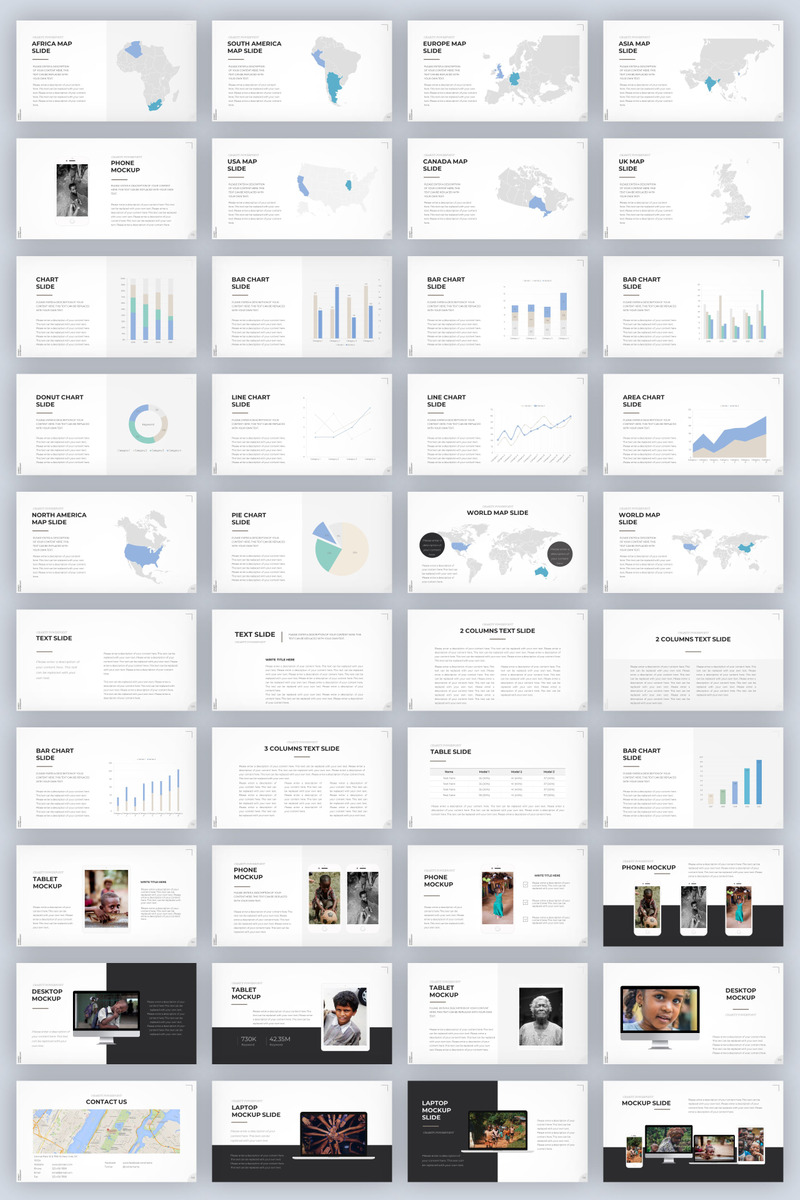 Charity PowerPoint template #79797 - TemplateMonster